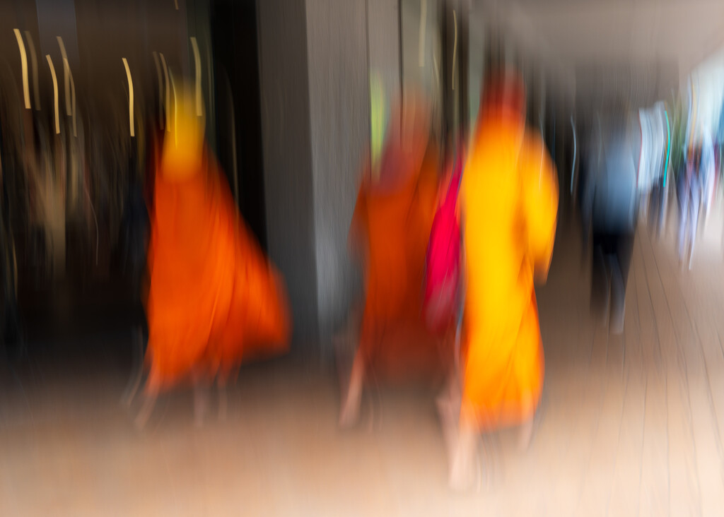 Monks are in town by yaorenliu