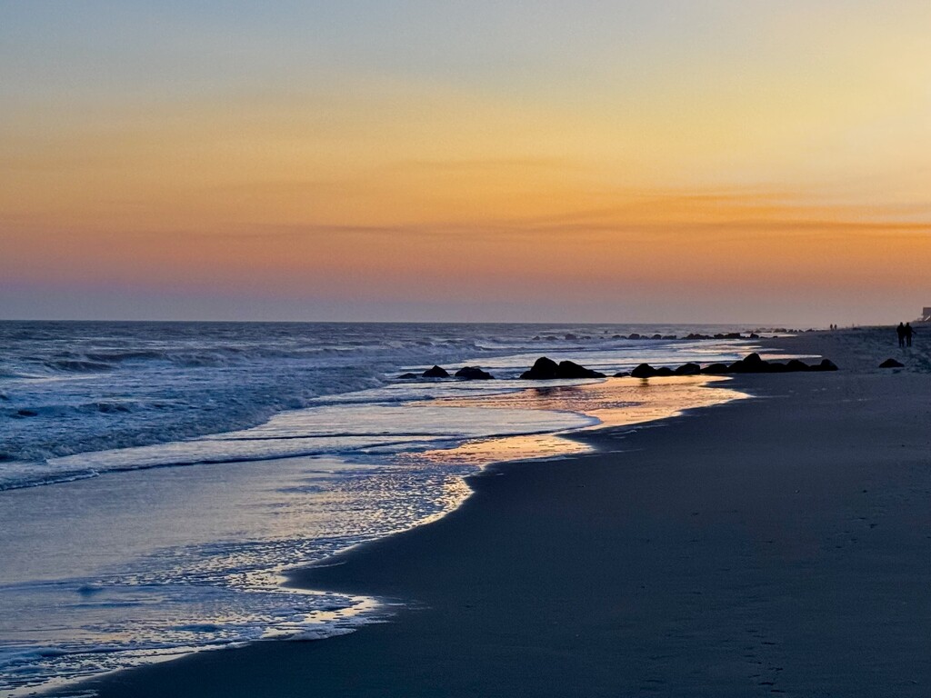 Folly Beach sunset by congaree