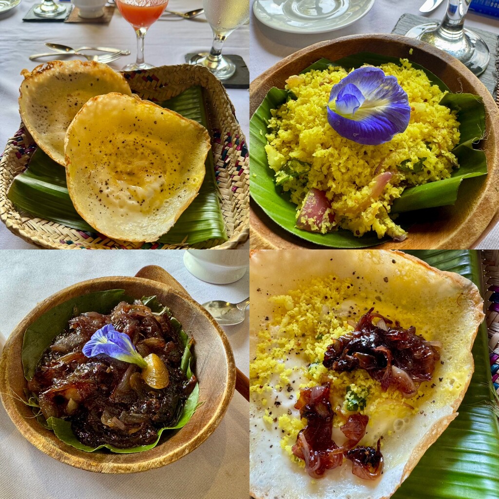 First breakfast in SriLanka.  by cocobella