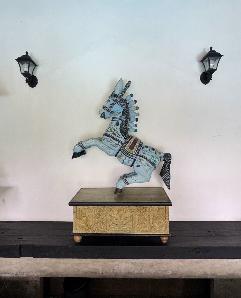 The blue horse.  by cocobella