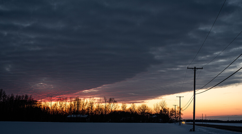 Headlights at dusk by darchibald