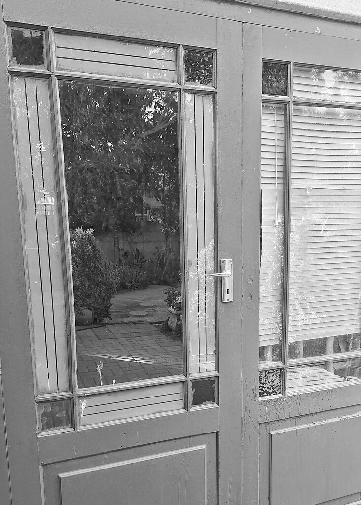Reflection in the door by salza