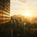 Sunset at the office by stefanotrezzi