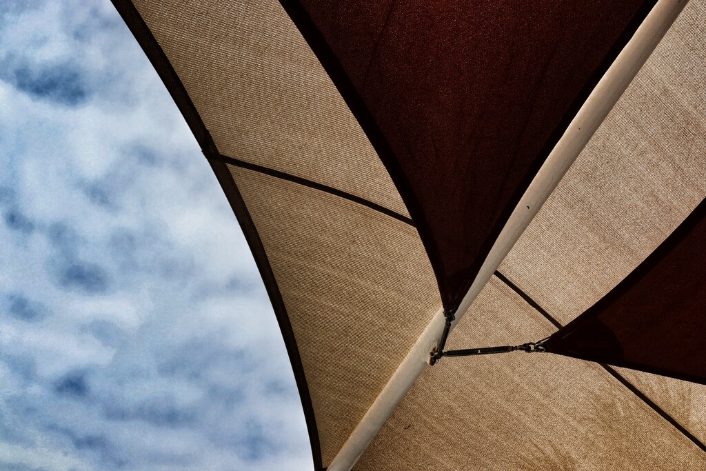 Beach awning  by joemuli