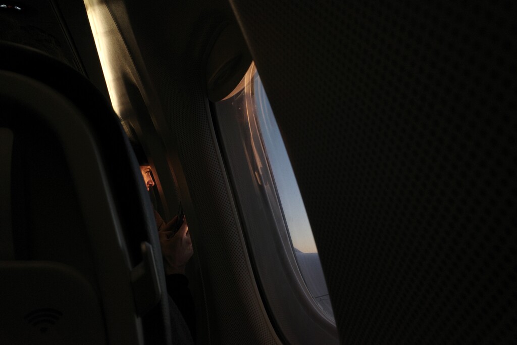 In the plane  by vincent24