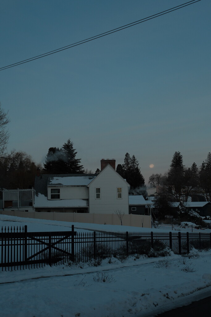 Full moon morning  by josharp186