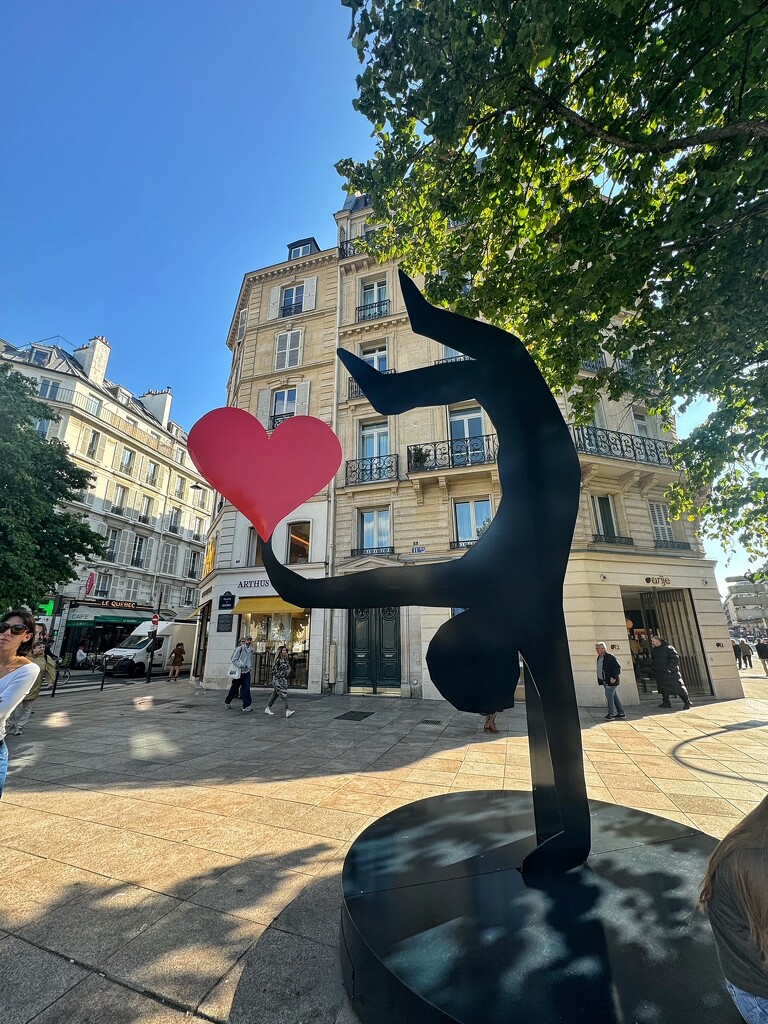 Heart place du Québec in Paris.  by cocobella