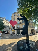 17th Feb 2025 - Heart place du Québec in Paris. 