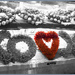 February Shapes - Flash of Red by hjbenson