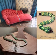 26th Feb 2025 - blue snake lounging