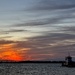Sunset over the harbor by congaree