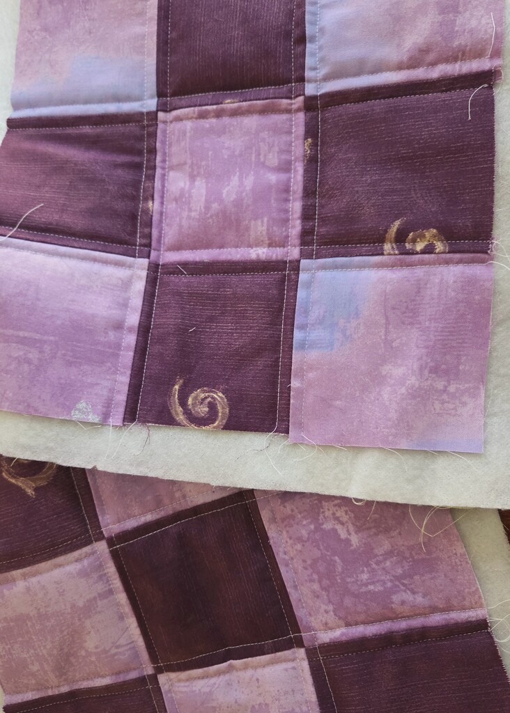 Purple Quilt block  by salza