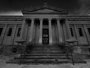 3rd Mar 2025 - Crescent Moon Over Blackstone Library