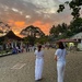 Sisters going to see the sunset. 