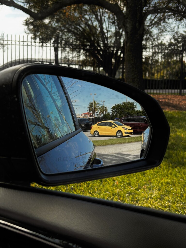 Car in the mirror  by joemuli