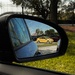 Car in the mirror 