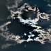 Moon obscured by night clouds, 3:30 am