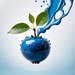 AI Blue Fruit 