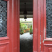 behind the door