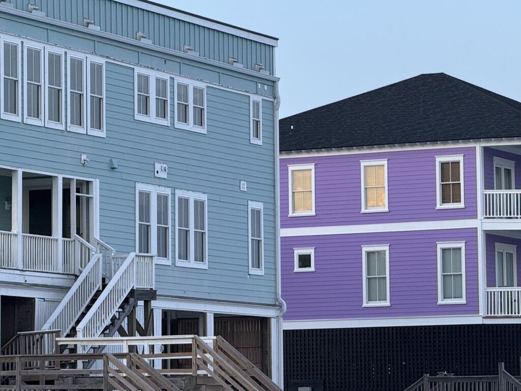 Colorful houses by congaree