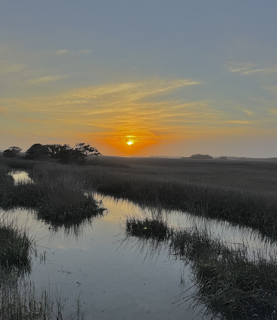 Another glorious marsh sunset at my brother’s place by congaree