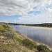 Looking up river