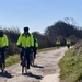 Hi viz cyclists.