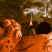 burning incense