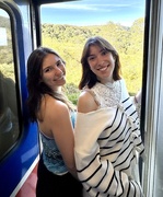 13th Mar 2025 - Sisters in the train. 