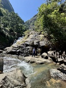 15th Mar 2025 - My husband by the waterfalls. 
