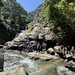 My husband by the waterfalls. 