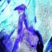 Crushed Purple Flower in Ice