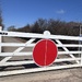 Old railway gate