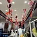 Hanging hearts. 