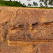 Cliff of sand. 