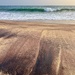 Drawn by the waves. 