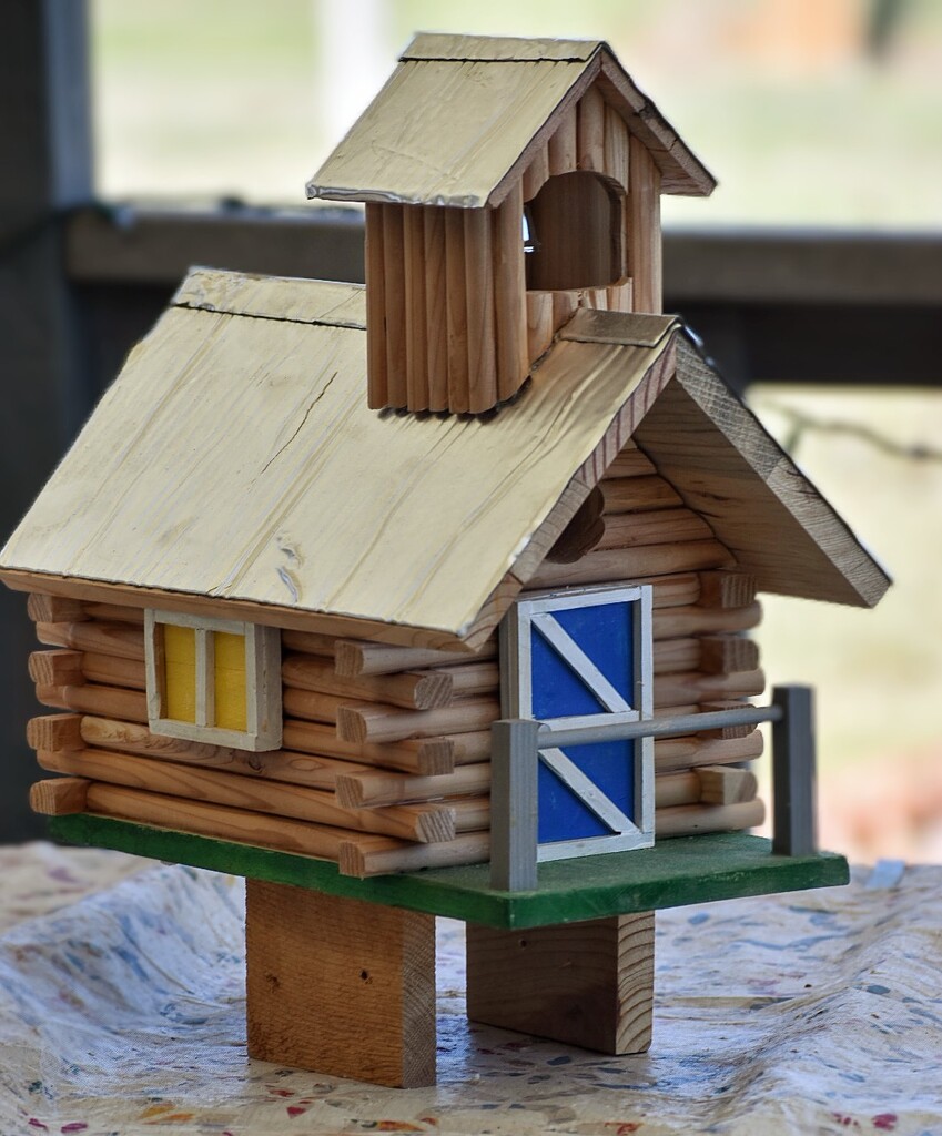 Schoolhouse Birdhouse  by bjywamer
