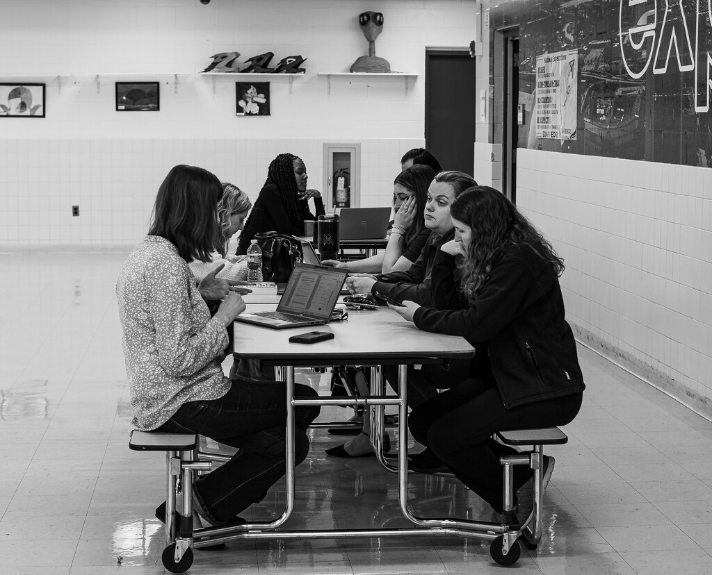 Chillin' in the cafeteria-2 by darchibald