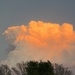 The sun kissed clouds