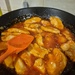 On the stove