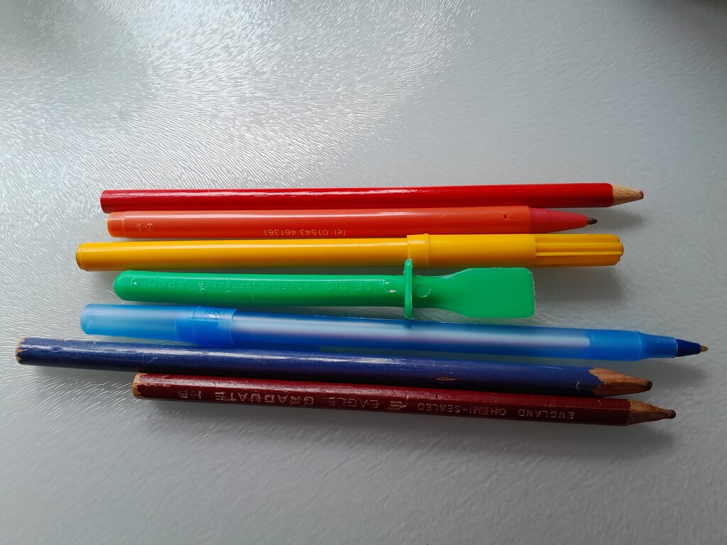 I thought I'd write "Smarties" on my list in colour by anniesue