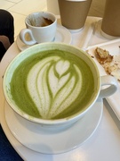 1st Apr 2025 - A heart in my matcha. 