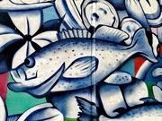 10th Apr 2025 - Poissons d'Avril: Day 10-- Mural Detail 