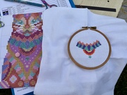 13th Apr 2025 - Mandala Cat Cross Stitch