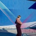 Walking by the mural