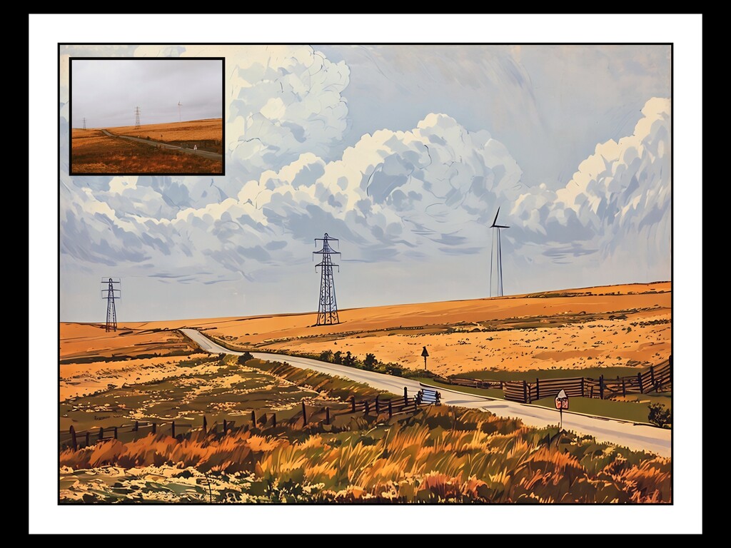 Mountain Road View for World Art Day by ajisaac