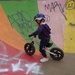 Inside the skate park bowl 