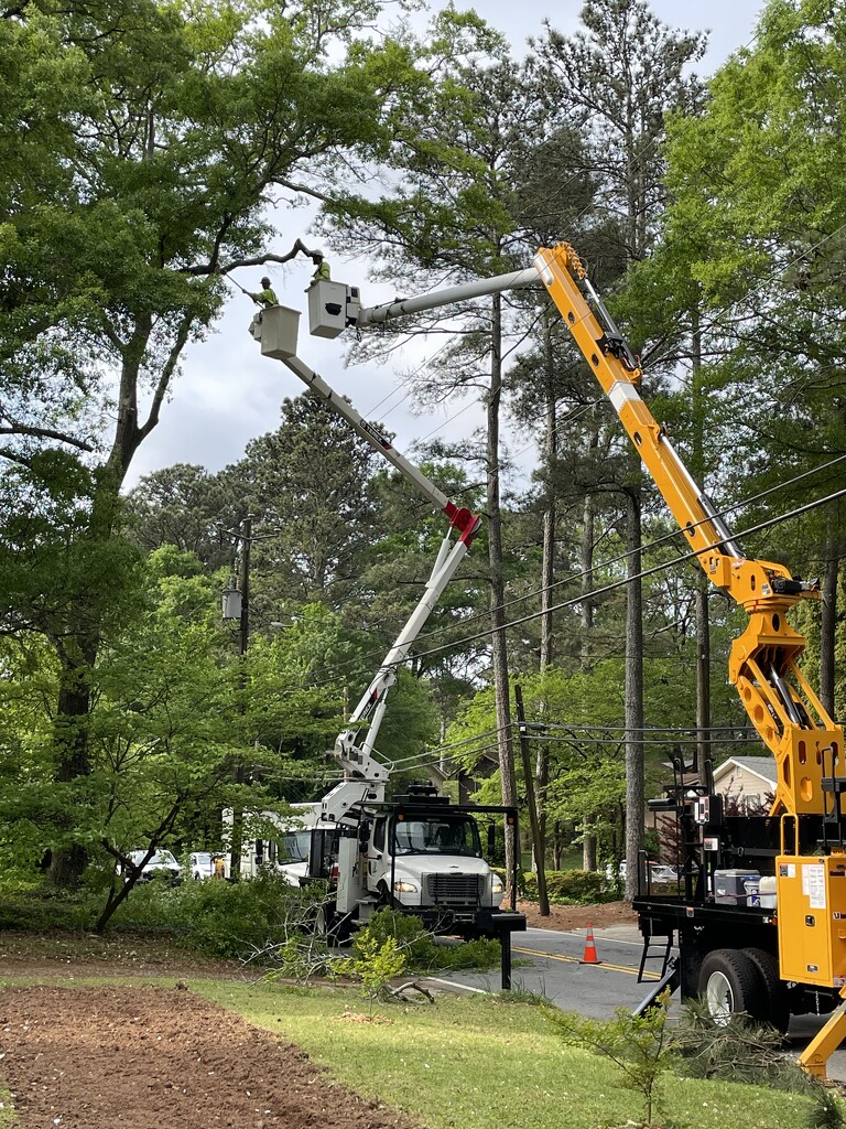 Dance of the bucket trucks by margonaut