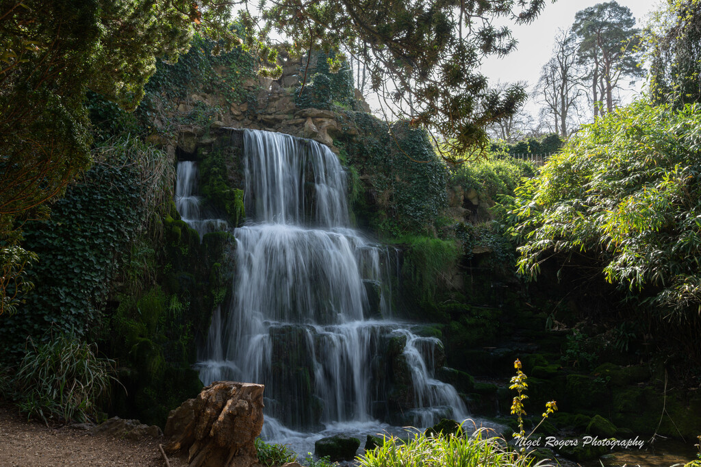 Bowood House Waterfall by nigelrogers