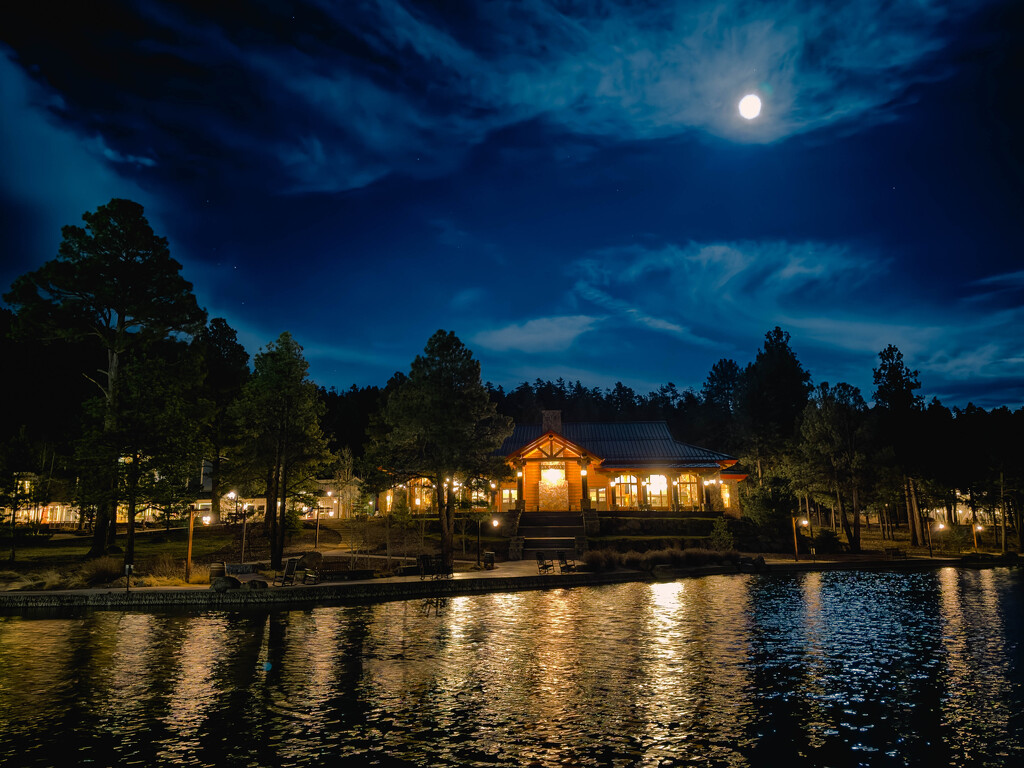 Lodge on the Water  by jeffjones